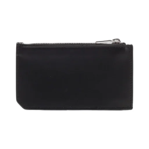 Saint Laurent Logo Detailed Zip-Up Cardholder