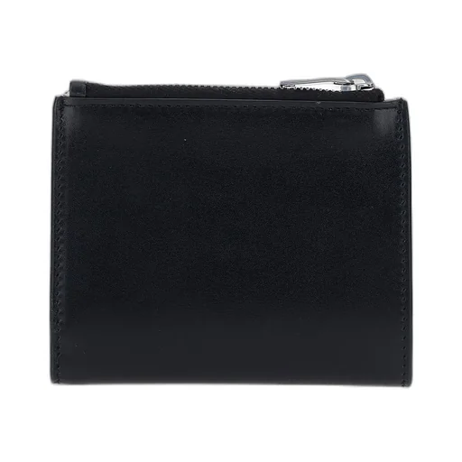 Saint Laurent Logo Plaque Zipped Wallet