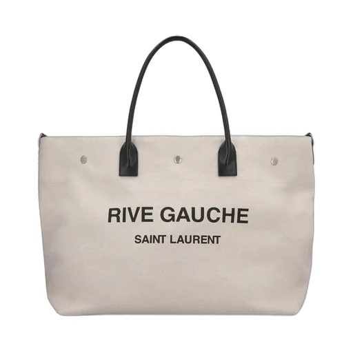 Saint Laurent Rive Gauche Printed Maxi Tote Bag