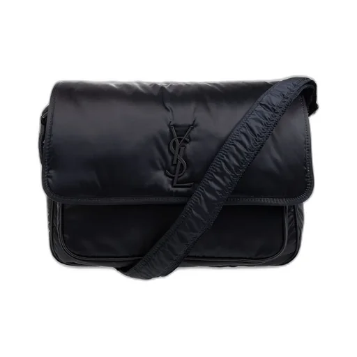 Saint Laurent Niki Logo Plaque Messenger Bag