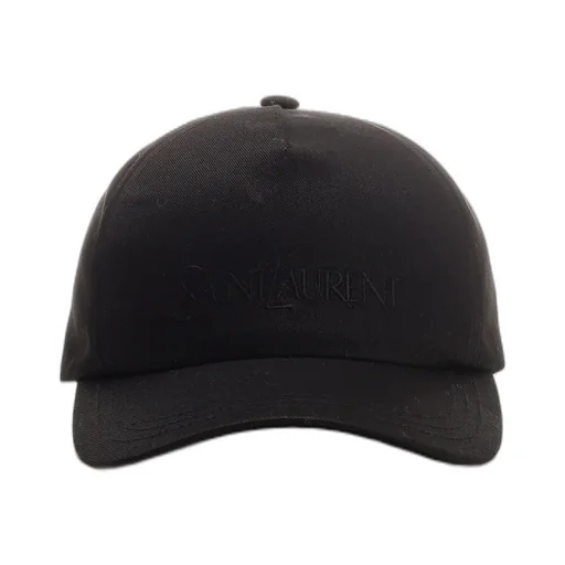 Saint Laurent Logo Embroidered Baseball Cap