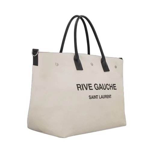 Saint Laurent Rive Gauche Printed Maxi Tote Bag