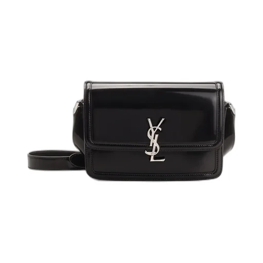 Saint Laurent Solferino Logo Plaque Medium Shoulder Bag