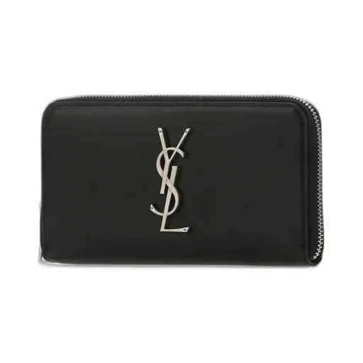 Saint Laurent Monogram Zip Around Wallet
