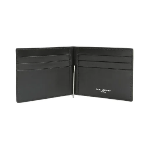 Saint Laurent Monogram Money Clip Wallet