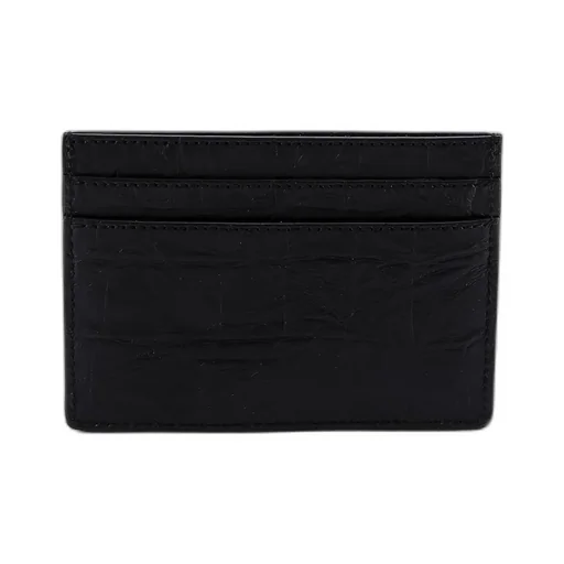Saint Laurent Cassandre Logo Plaque Cardholder
