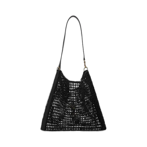 Saint Laurent Logo Plaque Shoulder Bag