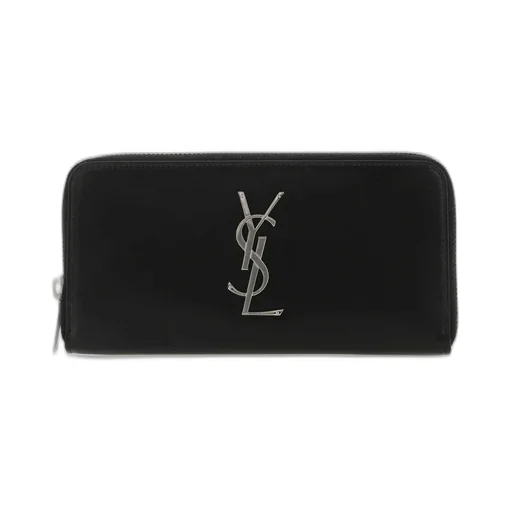 Saint Laurent Monogram Zip Around Wallet