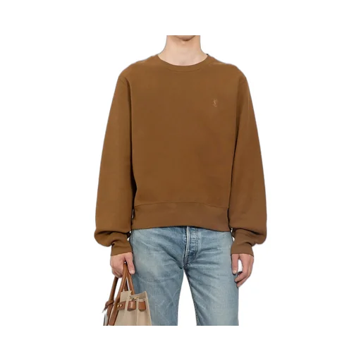 Saint Laurent Loose-Fit Crewneck Sweatshirt