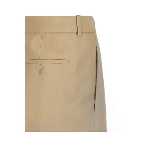 Saint Laurent High Waist Straight Leg Trousers