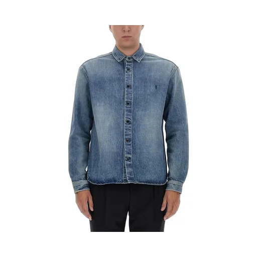 Saint Laurent Cassandre Denim Shirt