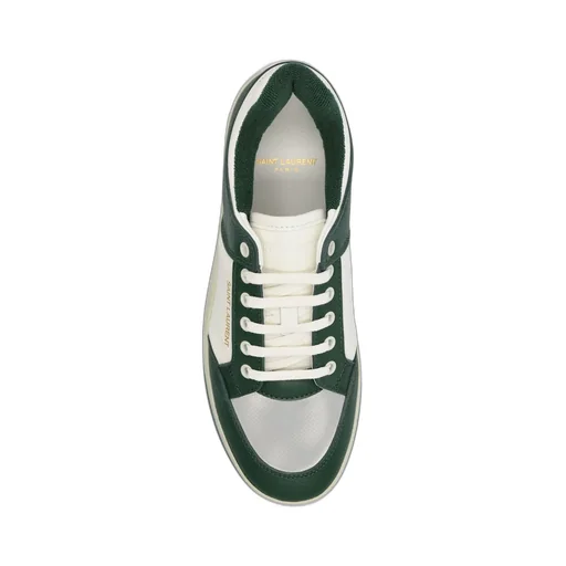 Saint Laurent Sl/61 Round Toe Low-Top Sneakers