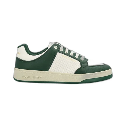 Saint Laurent Sl/61 Round Toe Low-Top Sneakers
