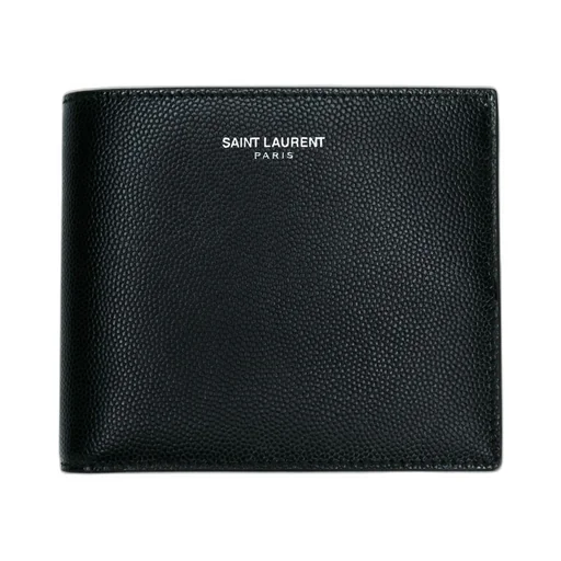 Saint Laurent Paris East/West Logo Detailed Bi-Fold Wallet
