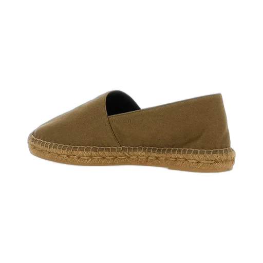 Saint Laurent Logo Embroidered Slip-On Espadrilles