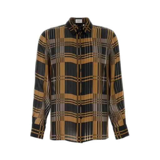 Saint Laurent All-Over Patterned Button-Up Shirt