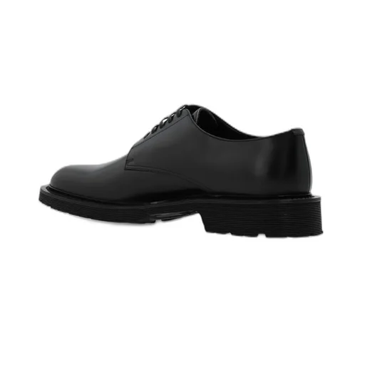 Saint Laurent Almond Toe Lace-Up Shoes