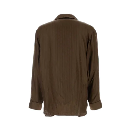 Saint Laurent Collared Long-Sleeve Shirt