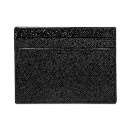 Saint Laurent Paris Logo Detailed Card Case