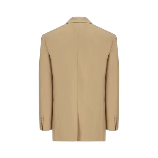 Saint Laurent Single-Breasted Peaked Lapel Jacket