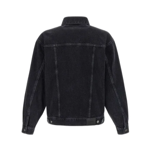 Saint Laurent Button-Up Denim Trucker Jacket