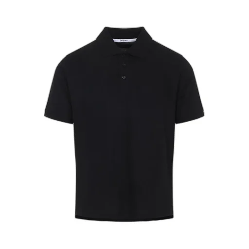 Saint Laurent Button Detailed Short-Sleeved Polo Shirt