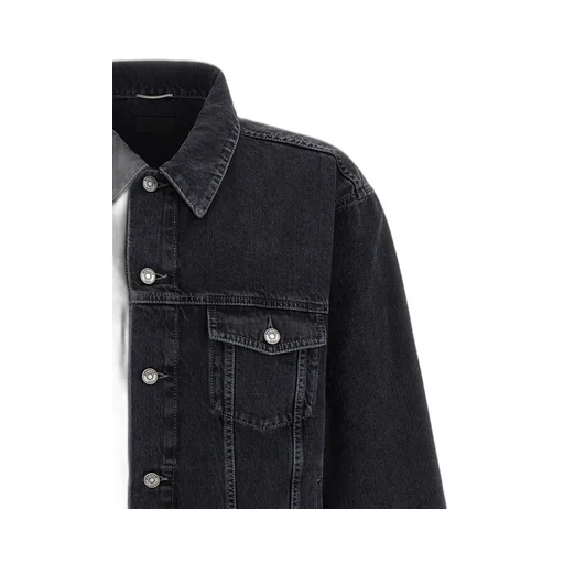 Saint Laurent Button-Up Denim Trucker Jacket