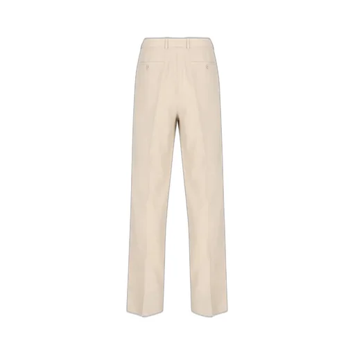 Saint Laurent High Waist Straight Leg Pants