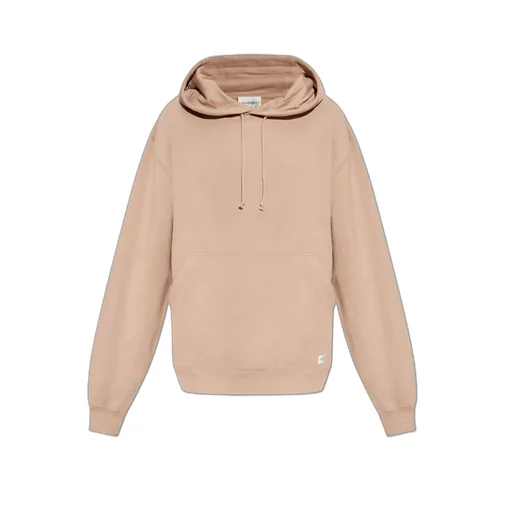 Saint Laurent Logo Patch Drawstring Hoodie