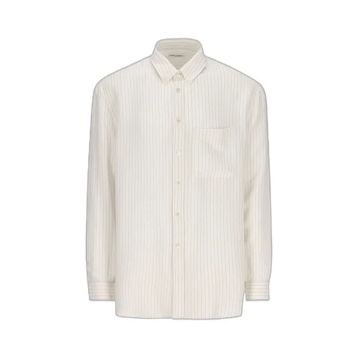 Saint Laurent Striped Long-Sleeved Shirt