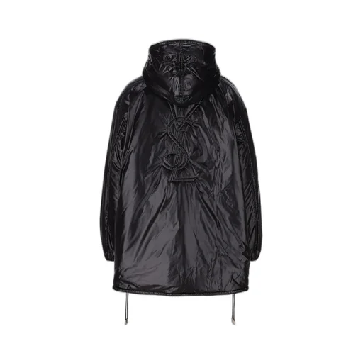 Saint Laurent Half-Zip Hooded Jacket