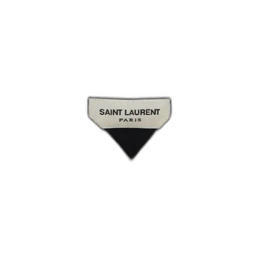 Saint Laurent Logo Embroidered Long-Sleeved Hoodie
