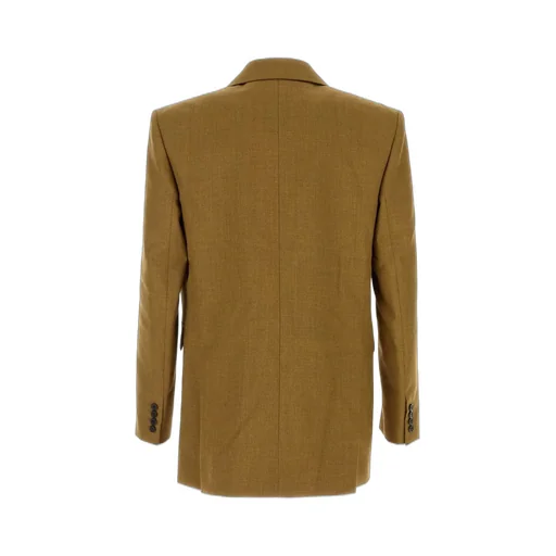 Saint Laurent Double-Breasted Long-Sleeved Jacket