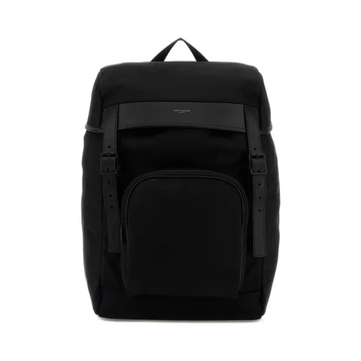 Saint Laurent Foldover Top City Backpack