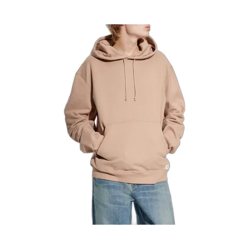 Saint Laurent Logo Patch Drawstring Hoodie