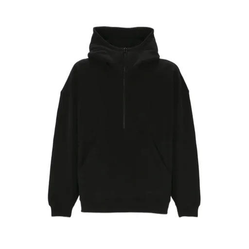 Saint Laurent Half-Zipped Long-Sleeved Hoodie