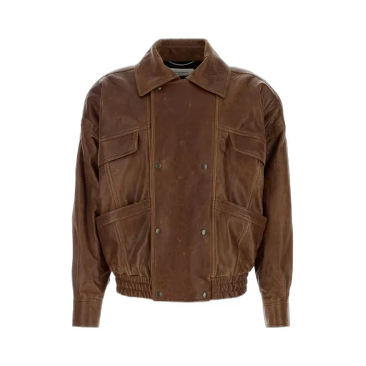 Saint Laurent Double-Breasted Bomber Jacket