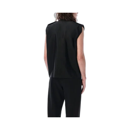 Saint Laurent Saharienne Sleeveless Shirt