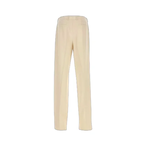 Saint Laurent Pleat Detailed Straight Leg Pants