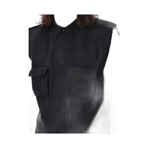 Saint Laurent Saharienne Sleeveless Shirt
