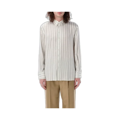Saint Laurent Striped Button-Up Shirt