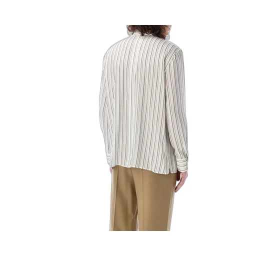 Saint Laurent Striped Button-Up Shirt