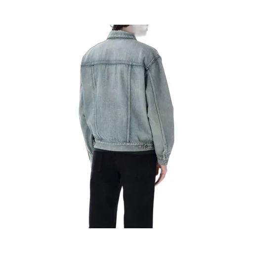 Saint Laurent Button-Up Denim Trucker Jacket