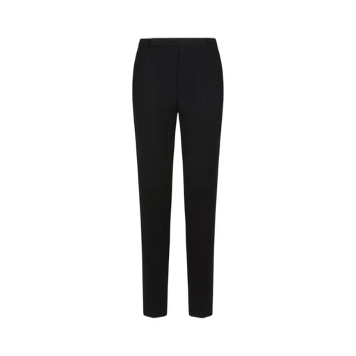 Saint Laurent High Waist Slim Fit Pants
