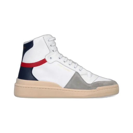 Saint Laurent Sl24 Mid-Top Sneakers