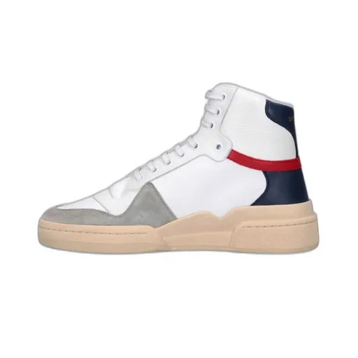 Saint Laurent Sl24 Mid-Top Sneakers