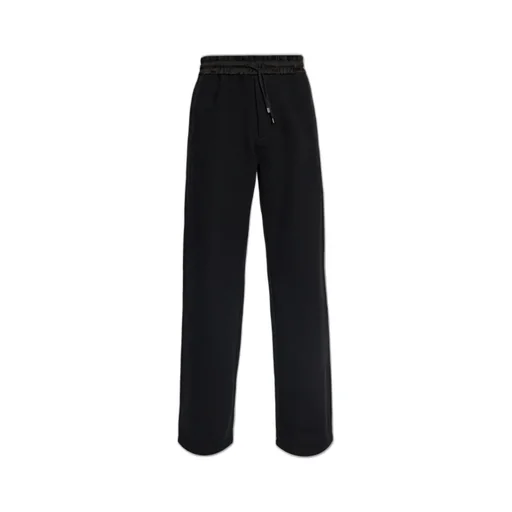 Saint Laurent Drawstring Straight Leg Pants
