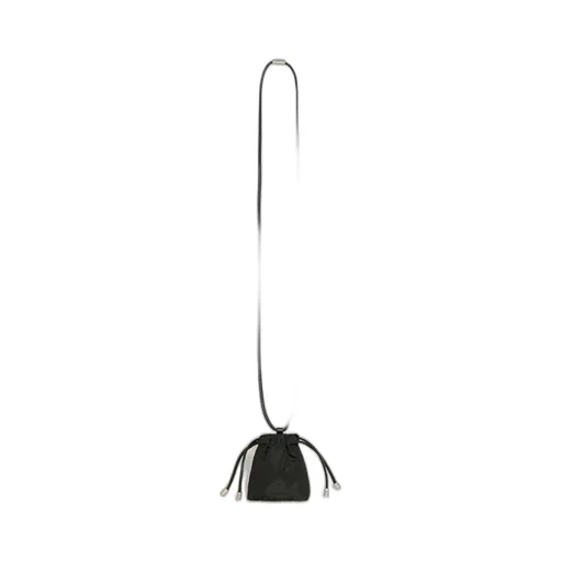 Saint Laurent Logo Lettering Drawstring Airpods Case