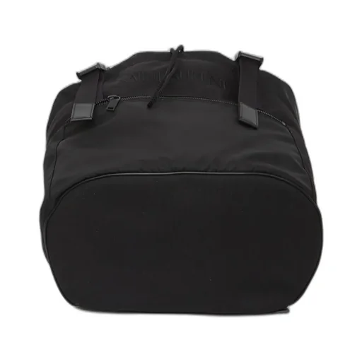 Saint Laurent Logo Embroidered Buckle Fastening Backpack