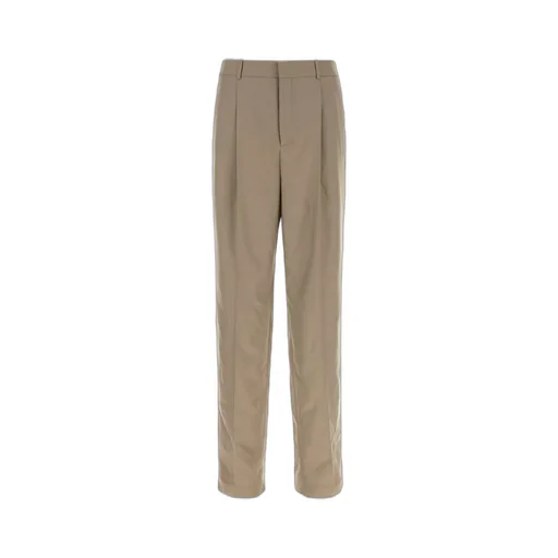 Saint Laurent High Waist Straight Leg Pants